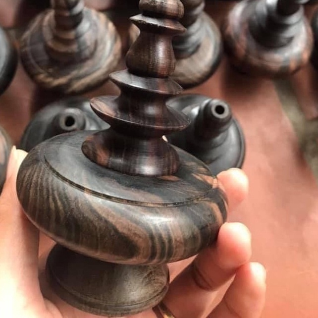 Nậm lồng chim Minibica nậm chào mào chất liệu gỗ Muồng cực đẹp PK144