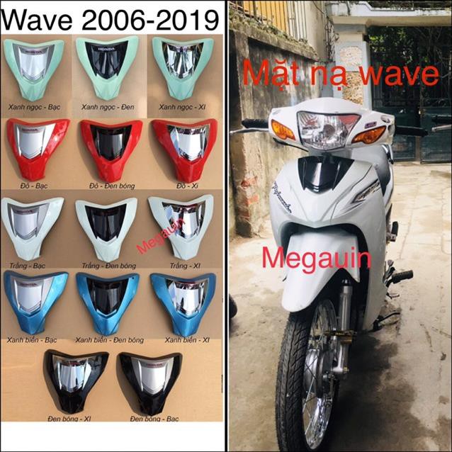 Mặt nạ chế 2 tầng cho xe Wave RS/ Wave Alpha 2010 - 2016 XANH NGỌC