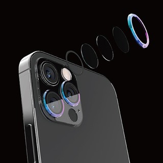Miếng dán bảo vệ camera từ đá sapphire và inox dành cho iphone 11 pro/ iphone 11 pro max/12 pro/ iphone 12 pro max
