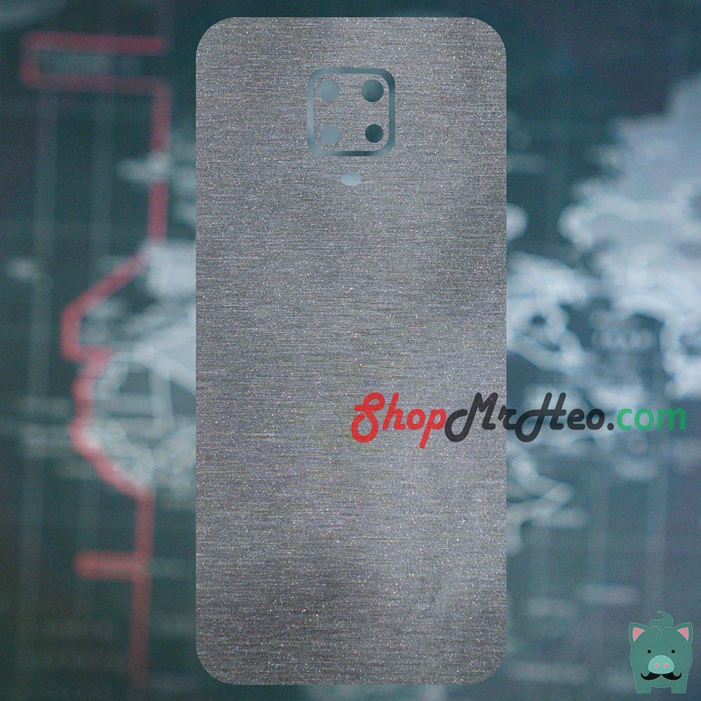 Skin Dán Mặt Sau Lưng Vân Nhôm Xiaomi Redmi Redmi Note 9 - Note 9s