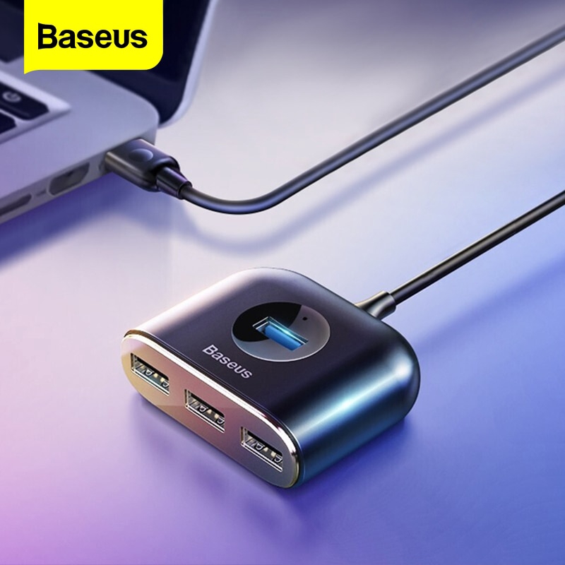 Bộ chia HUB Baseus USB C HUB to USB 3.0 USB HUB for MacBook Pro Surface Pro 6 USB 2.0 HUB USB Spliter - Huco Việt Nam