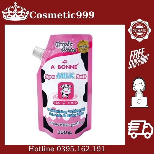 Muối tắm sữa bò, tẩy da chết body , tẩy tế bào chết body thái lan chính hãng - Cosmetic999