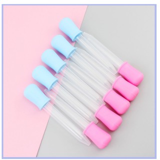 Combo 10 Ống hút sữa cho bé lười bú bình, Ống bón thuốc 5ml tiện dụng cho trẻ em