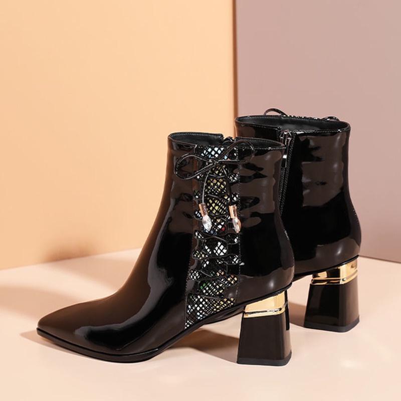 Giày bốt cao gót mũi nhọn thời trang cho nữ | BigBuy360 - bigbuy360.vn