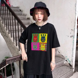 Áo Thun Unisex Tay Lỡ Mặt Hề