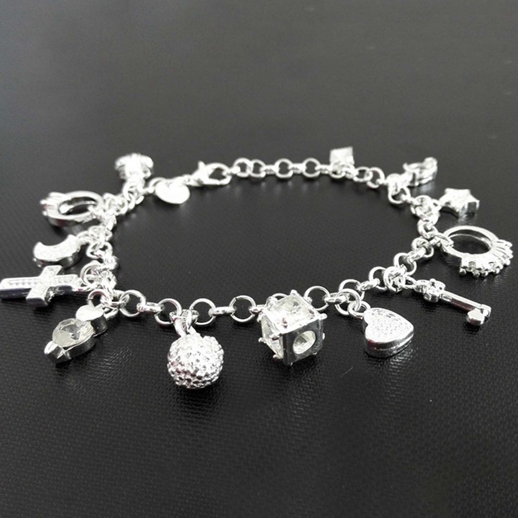 Vòng đeo tay mạ điện thiết kế hình học thời trang cho nữ