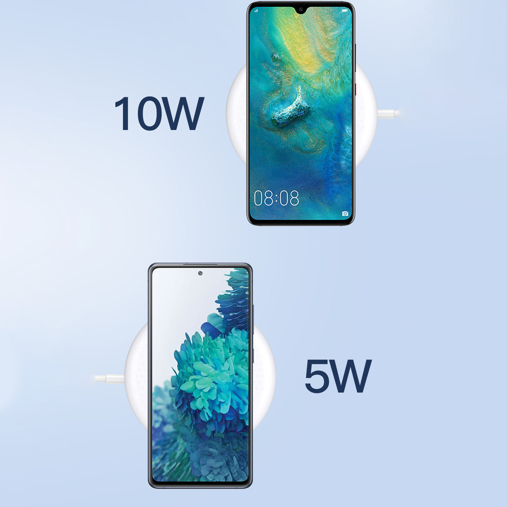 Cốc Sạc Nhanh Không Dây Mini 15w Nhỏ Gọn Tiện Dụng