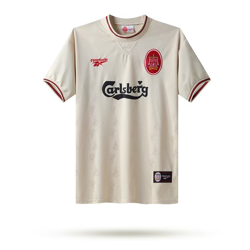 Áo Bóng Đá Ngắn Tay Đội Tuyển Liverpool 96-97 Phong Cách retro Size S-XXL