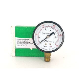 Đồng hồ đo áp suất KK GAUGES 5, 10, 15, 25kg