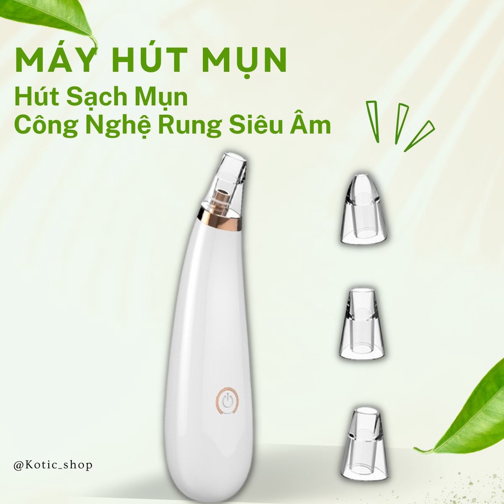 Máy Hút Mụn Cầm Tay Chính Hãng Hút Sạch Bụi Bẩn Sợi Bã Nhờn Không Gây Tổn Thương Cho Da Kotic_shop