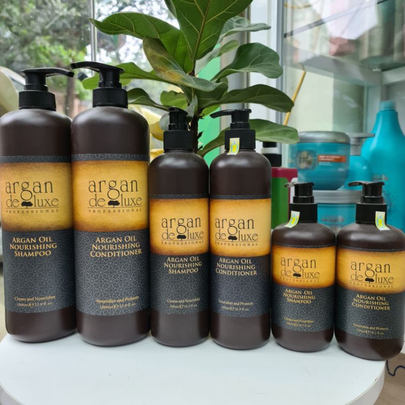 LẺ DẦU GỘI HOẶC DẦU XẢ DƯỠNG ẨM ARGAN DELUXE 300ML - 500ML - 1000ML