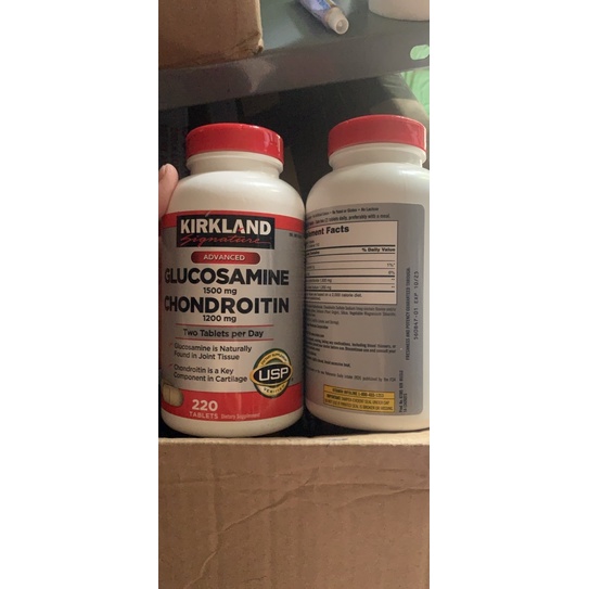 Date/2027 Viên Bổ Khớp Glucosamine Kirkland  1500mg