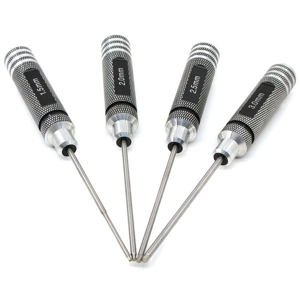 Bộ 4 Tua Vít 1.5 / 2.0 / 2.5 / 3.0 Chuyên Dụng Sửa Chữa Xe Điều Khiển Từ Xa Traxxas