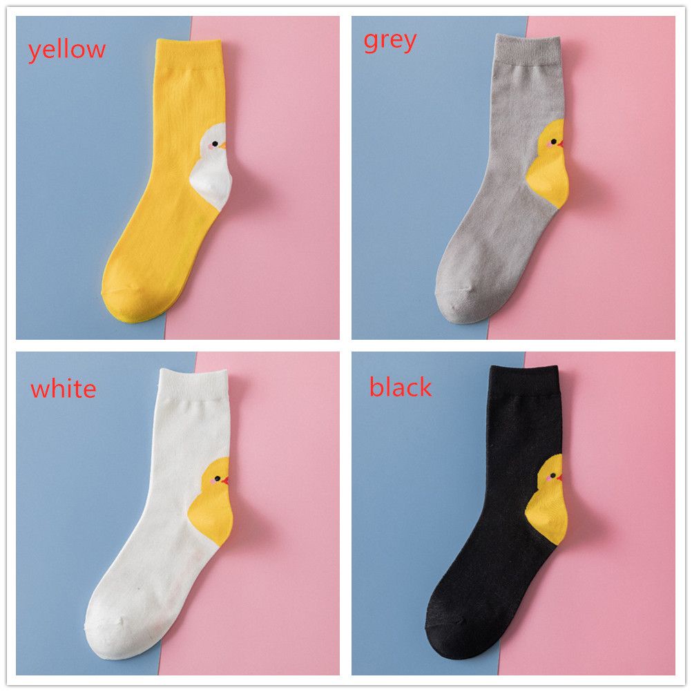 Vớ Cotton Thoáng Khí In Họa Tiết Hoạt Hình Nhiều Màu Sắc Phong Cách Harajuku Cho Nữ