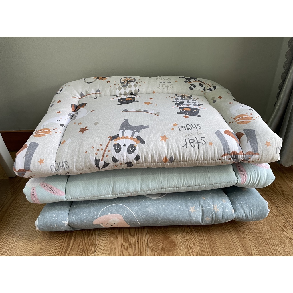 Nệm cho bé đi học tiểu học | NCOOL JP xuất Nhật | 70x120cm | Vải Cotton kháng khuẩn