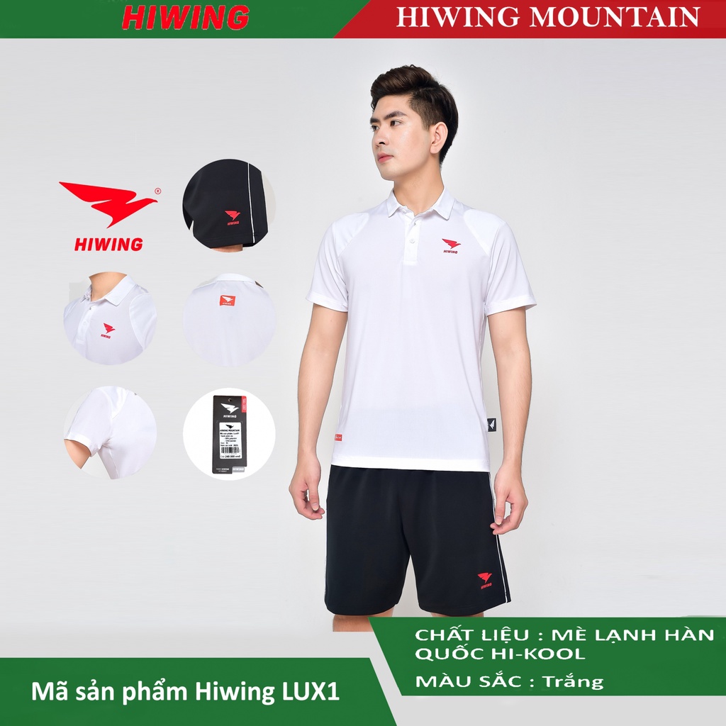 Áo cầu lông chính hãng Hiwing Mountain Lux 1 màu Trắng