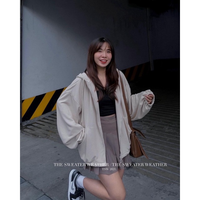 [Hàng sẵn]ÁO KHOÁC HOODIE ZIP FORM RỘNG chất nỉ bông siêu đẹp