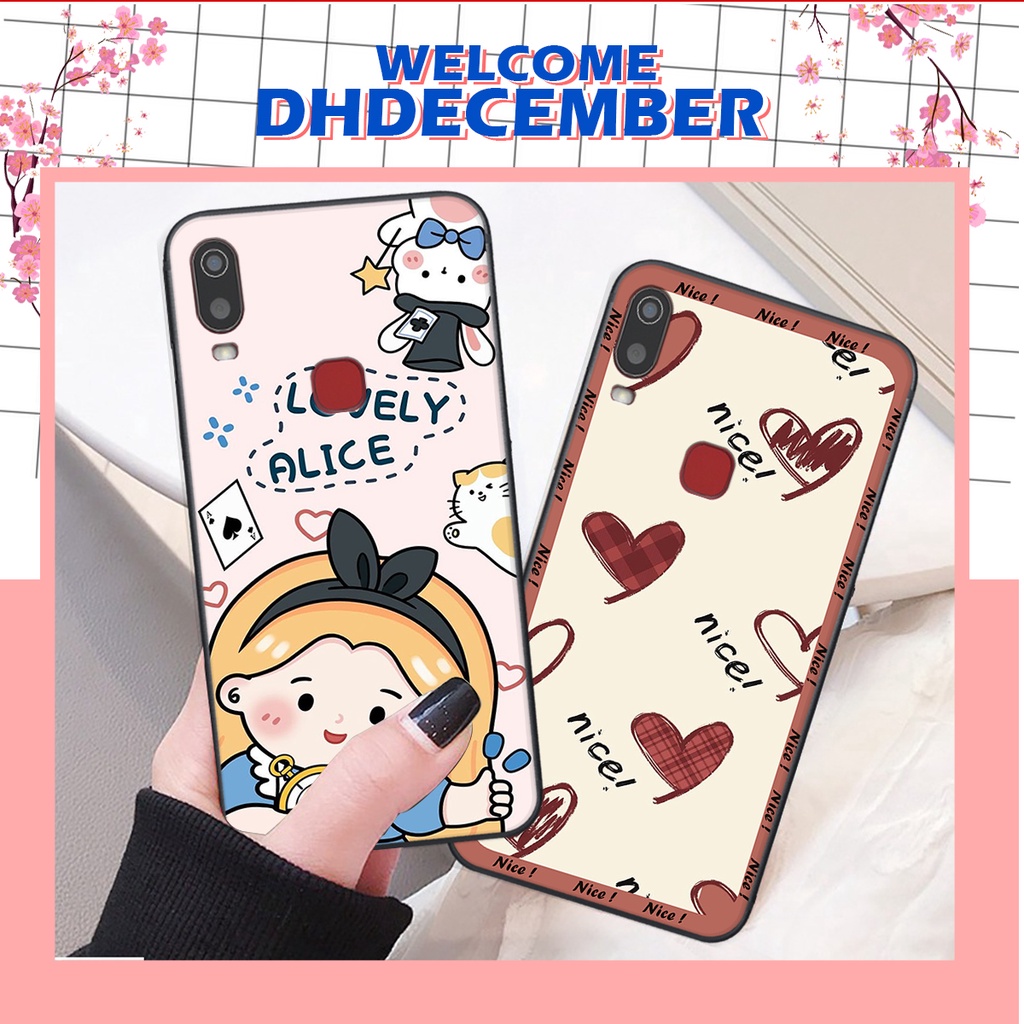 Ốp lưng Vivo Y11 in hình nice ,good luck happy ốp xinh viền dẻo đẹp chất