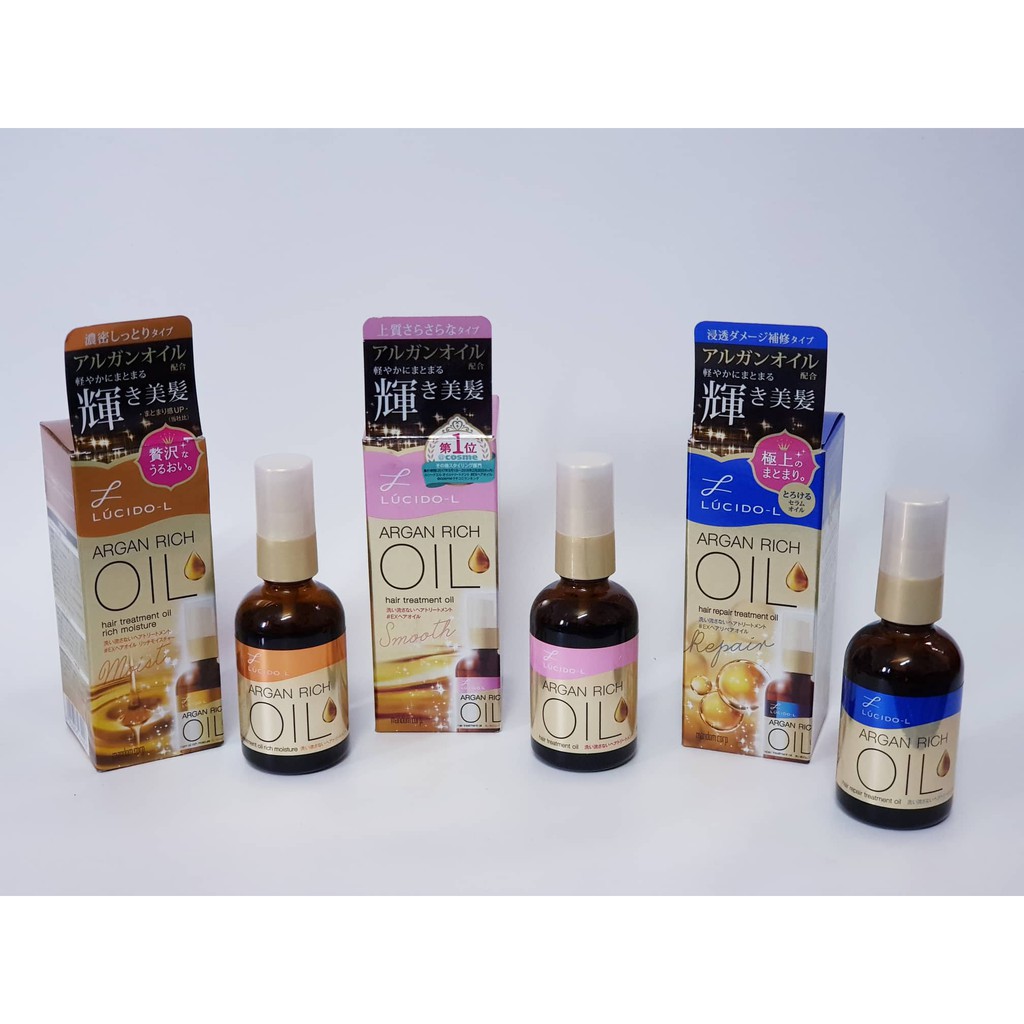 Dầu dưỡng tóc Argan Rich Nhật