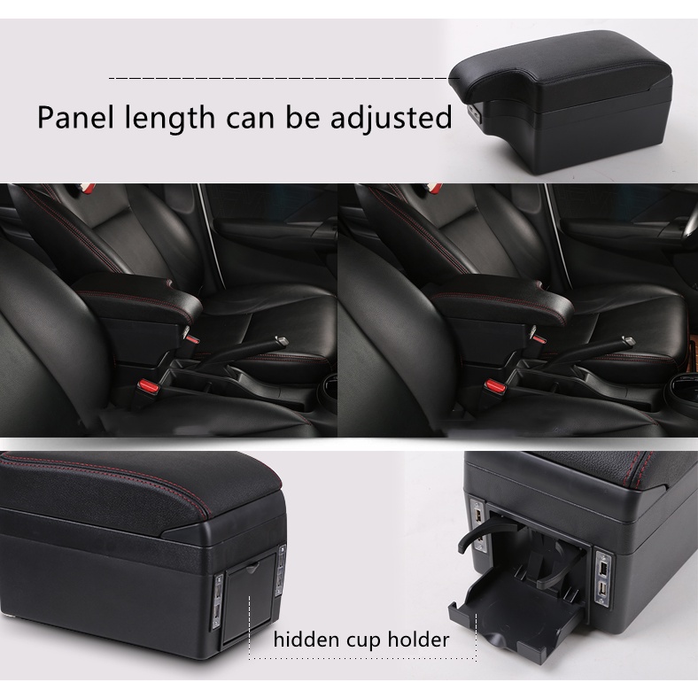 Hộp Đựng Đồ Dùng Gắn Tay Vịn Xe Hơi Điều Chỉnh Được Cho Nissan Almera