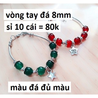 sỉ vòng tay đá handmade : 10 vòng = 80k [ sỉ 100 vòng = 680k - sỉ gốc không qua trung gian - 077.9755.433 ]