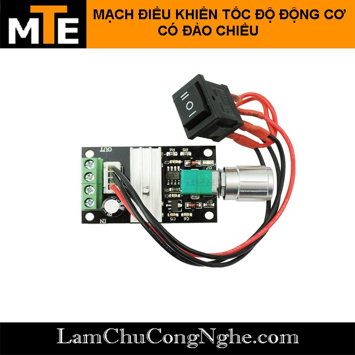 Mạch điều khiển tốc độ động cơ PWM 6-24V 3A Có đảo chiều