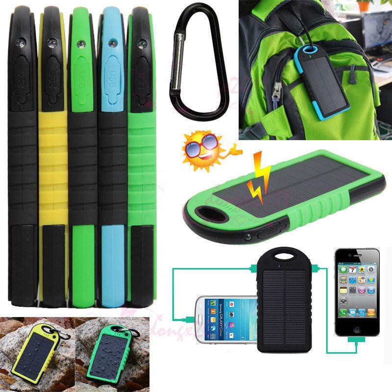 Sạc Dự Phòng năng lượng mặt trời chống nước 20000 mah tích hợp đèn pin chính hãng PF56  Wchính hãng