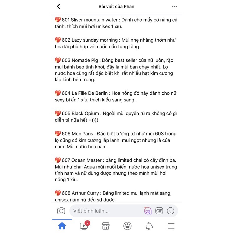 Nước hoa Verbena Linn- hàng nội địa Trung | Thế Giới Skin Care