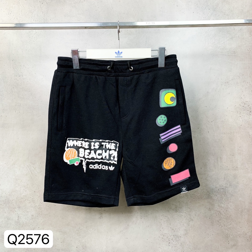 Quần Short Đùi Thể Thao Nam Adldas Beach Nỉ Chân Cua Dày Dặn