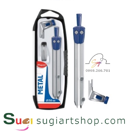 Compa kỹ thuật SET 3 Maped Pháp mã hàng ET197512 [ Sugi Artshop ]