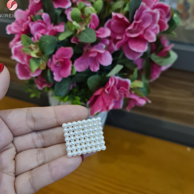 Set 2 Kẹp Tóc Gấp Tóc Ngọc Trai Nhân Tạo Size Nhí 3.3cm Siêu Kute