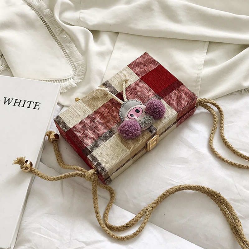 Túi đeo chéo IELGY họa tiết hoạt hình dễ thương phong cách Hàn Quốc dành cho nữ