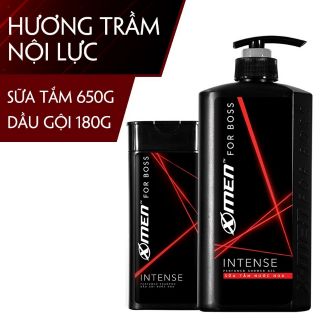 COM BO SỬA TẮM BOSS 650g +TĂNG DẦU GỘI BOSS 180g