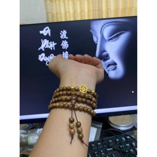 Vòng Trầm mix charm