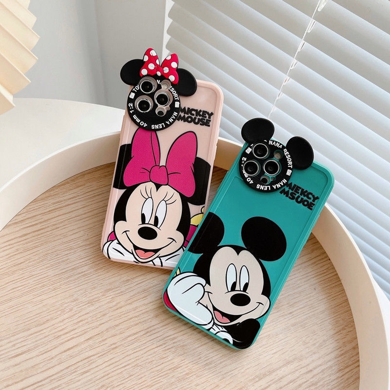 Ốp Điện Thoại Họa Tiết Chuột Hoạt Hình Cho IPhone 7 8 Plus 12 13 11 Pro Max X Xs Max Xr Ltsx