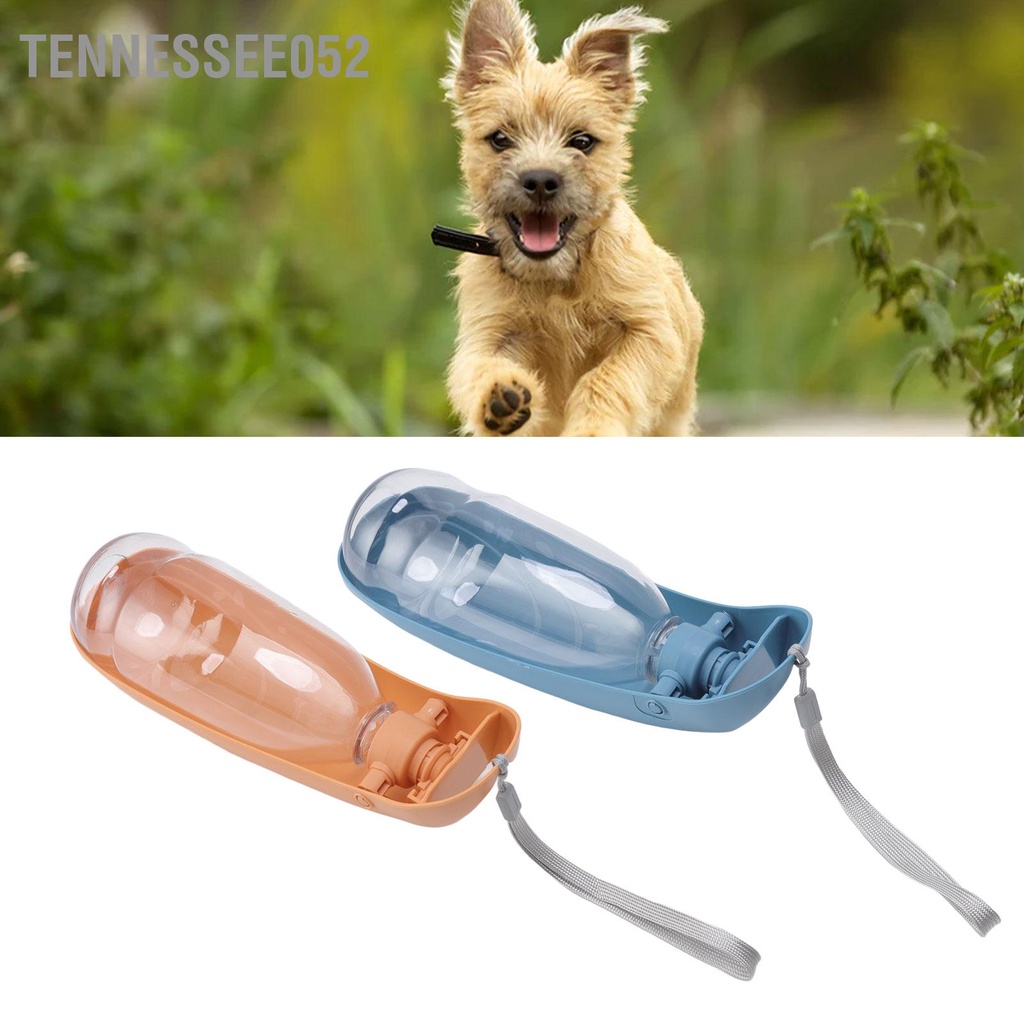 Tennessee052 Bình nước cho chó Gấp di động thú cưng Đi bộ ngoài trời đường dài Du lịch 550ml