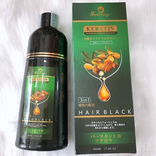 Dầu gội phủ bạc tinh chất KERATIN 500ML