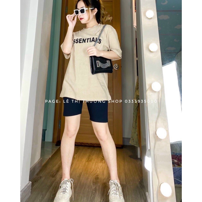 SET ÁO THUN KÈM QUẦN LEGGING NGỐ