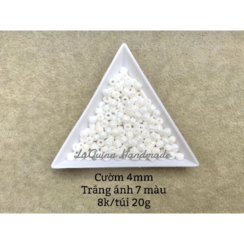 Nguyên liệu handmade - Hạt cườm 4mm