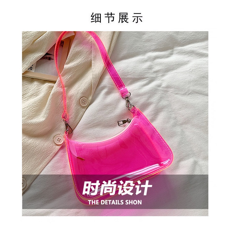 Túi Xách Jelly Trong Suốt Nhỏ Xinh Thời Trang Hàn Quốc Cho Nữ