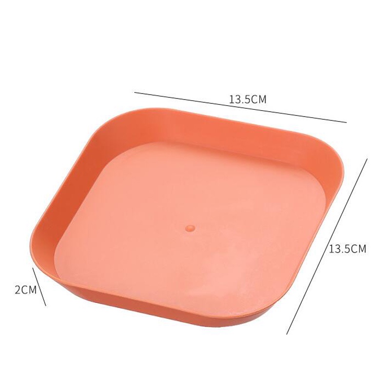 Đĩa nhựa đựng thức ăn vặt để bàn đa năng tiện lợi dành cho gia đình