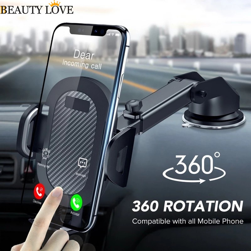 [Photo] Giá Đỡ Điện Thoại Có Thể Xoay / Giá Đỡ Tự Dính Thông Dụng Trên Ô Tô Tương Thích Với iPhone Và Tất Cả Các Dòng Điện Thoại Android