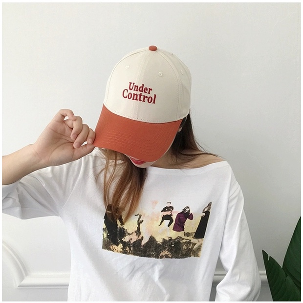 Mũ lưỡi trai UNDER CONTROL thời trang cao cấp unisex freesize