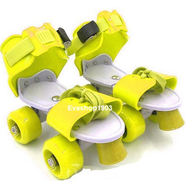Giày trượt patin 2 hàng bánh trẻ em (2 - 6 tuổi) kiểu sandal dễ đi không lo bị ngã