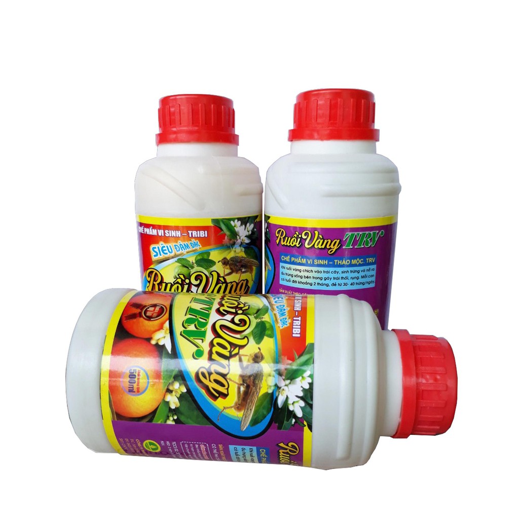 Chế Phẩm Vi Sinh Xua Đuổi Ruồi Vàng Siêu Đậm Đặc " Ruồi vàng thảo mộc" 500ml