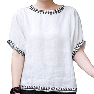 Áo Trung Niên Nữ Sang Trọng, Đồ Trung Niên Nữ Tay Ngắn Cho Mẹ 40, 50 tuổi mặc mùa hè bigsize từ 40-71 kg
