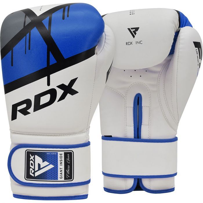 Găng Tay Boxing RDX F7 Ego Training - White/Blue