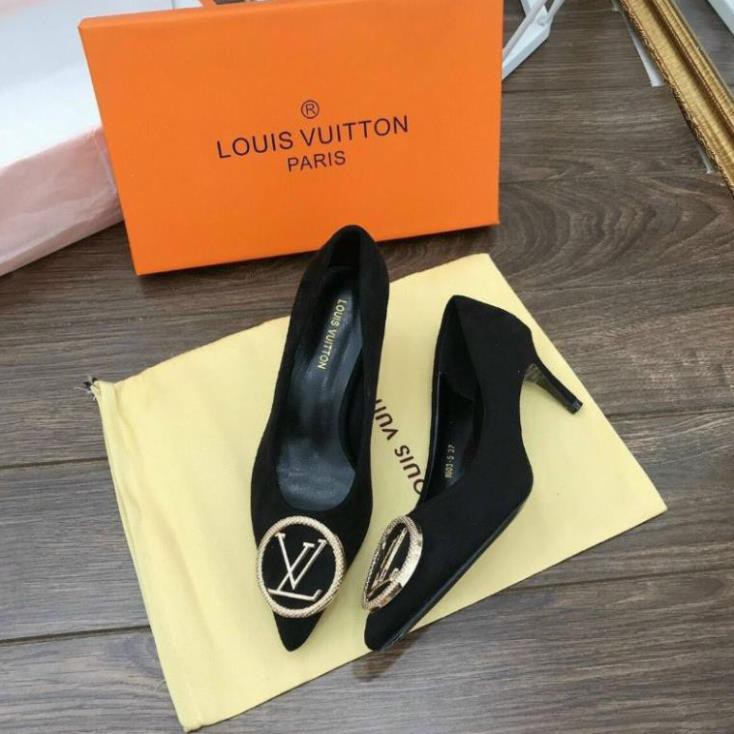 H(ẢNH THẬT) Giày Cao Gót 7p Da Mềm Êm Khoá Tròn Hàng Quảng Châu Fullbox Cao Cấp