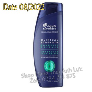 [Hàng Auth] Dầu Gội Head & Shoulder Clinical Strength 400ml Từ Mỹ Hương Bạc Hà