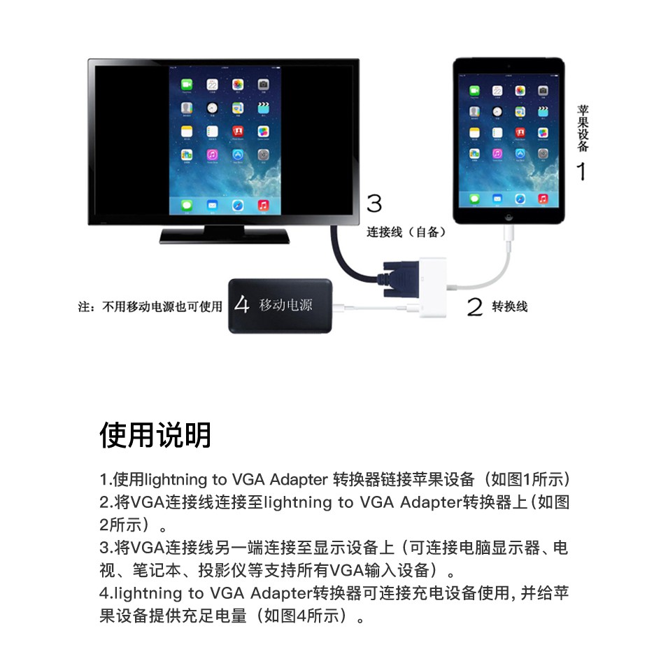 Apple Đầu Chuyển Đổi Vga Sang Lightning Cho Iphone